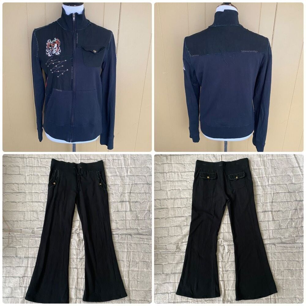 Lapis women L jacket & matching flare pants set